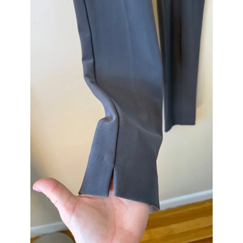 Joseph Ribkoff Womens Slim-Fit High Waist Charcoal Gray Pull-On Pants Size 6